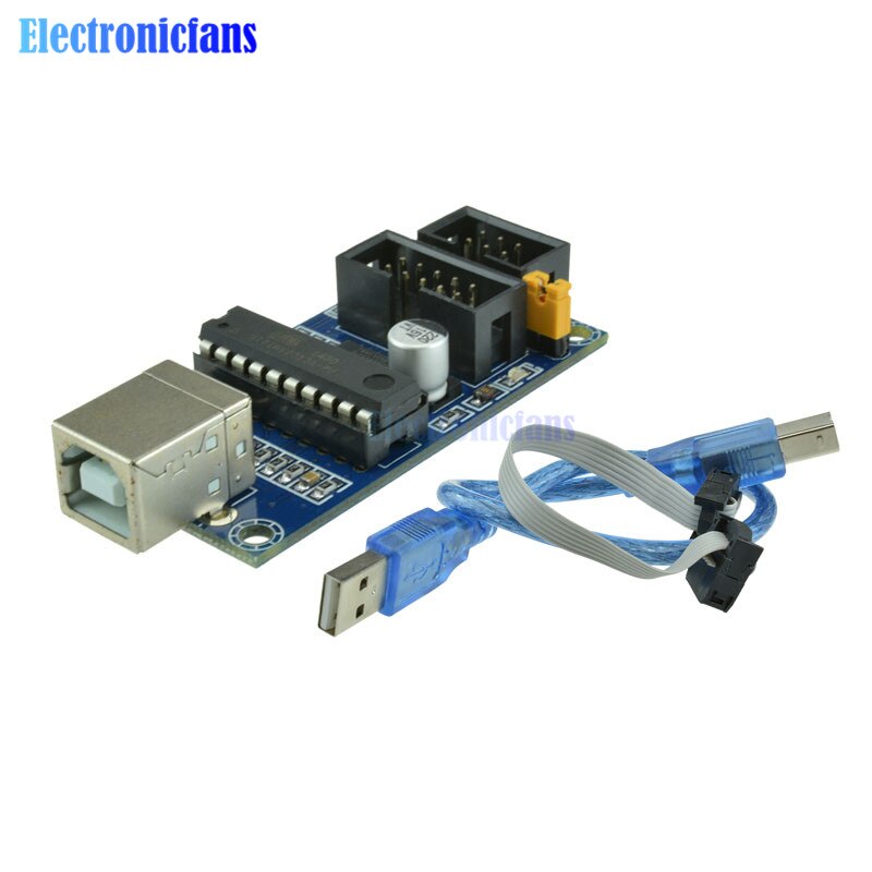 【Mary DAI Store】1Set USBTiny USBtinyISP AVR ISP Programmer Bootloader For Arduino UNO R3 10pin Programming. 
