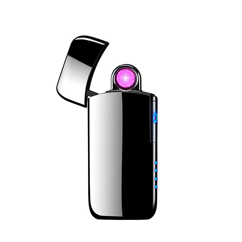 Hot Wheels arc lighter power display, USB charger, cigarette lighter, touch switch, automatic power-off, personality cross-border. 