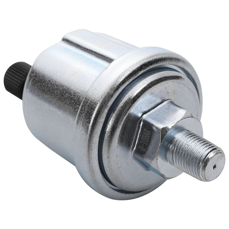 Universal Vdo Oil Pressure Sensor 0 To 10 Bars 1/8 Npt Generator Part 10Mm Crew Plug Alarm Pressure Sensor Oil Pressure Sensing Plug. 
