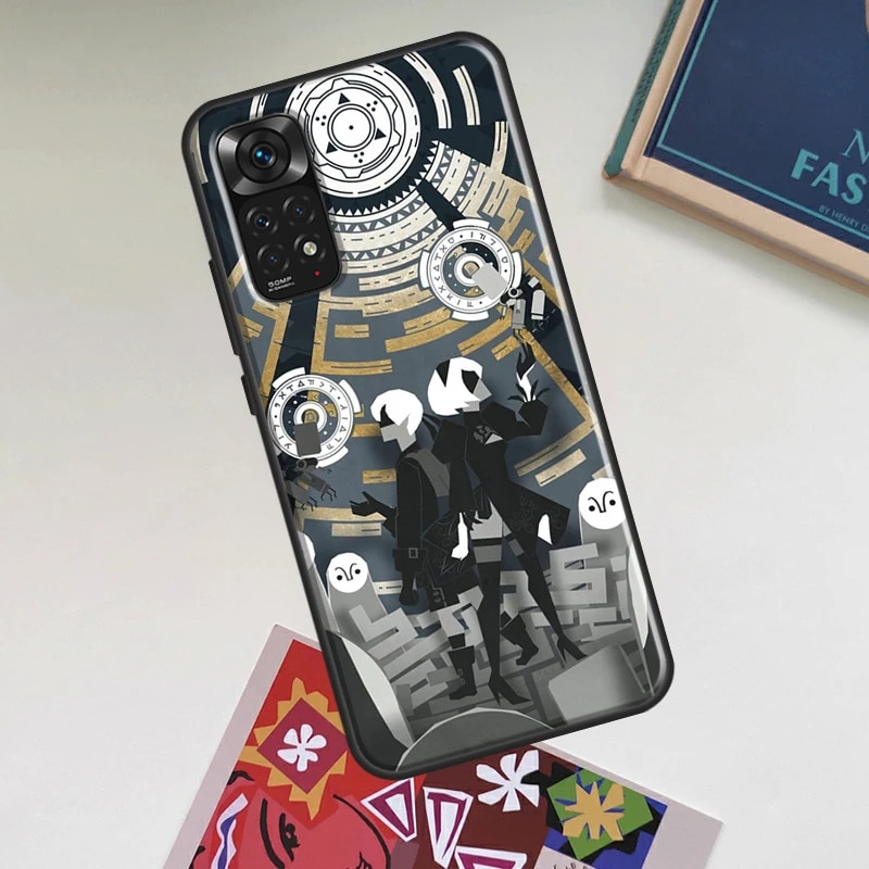 NieR Automata 2B Case For Xiaomi Redmi Note 12 Pro Plus 8 9 10 11 Pro 8T 9S 10S 11S 12S 9C 10A 10C 12C Cover. 