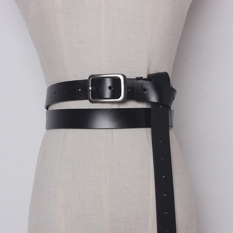 Brand Design Leather Long Belts for 