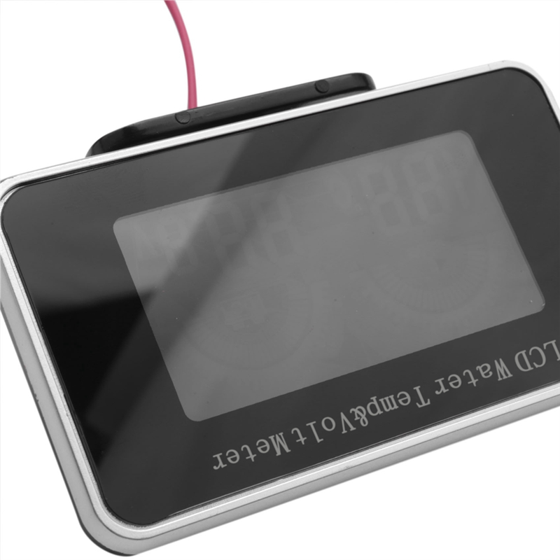 2 in 1 Car LCD Pressure Water Temperature Meter Buzzer Alarm M10. 