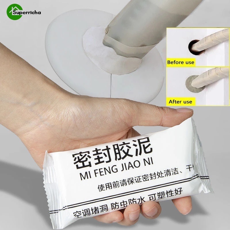 Environmental Wall Hole Sealing Glue Air Conditioning Hole Sealing Mending Plasticine Wall Hole Sewer Waterproof Sealing Mud