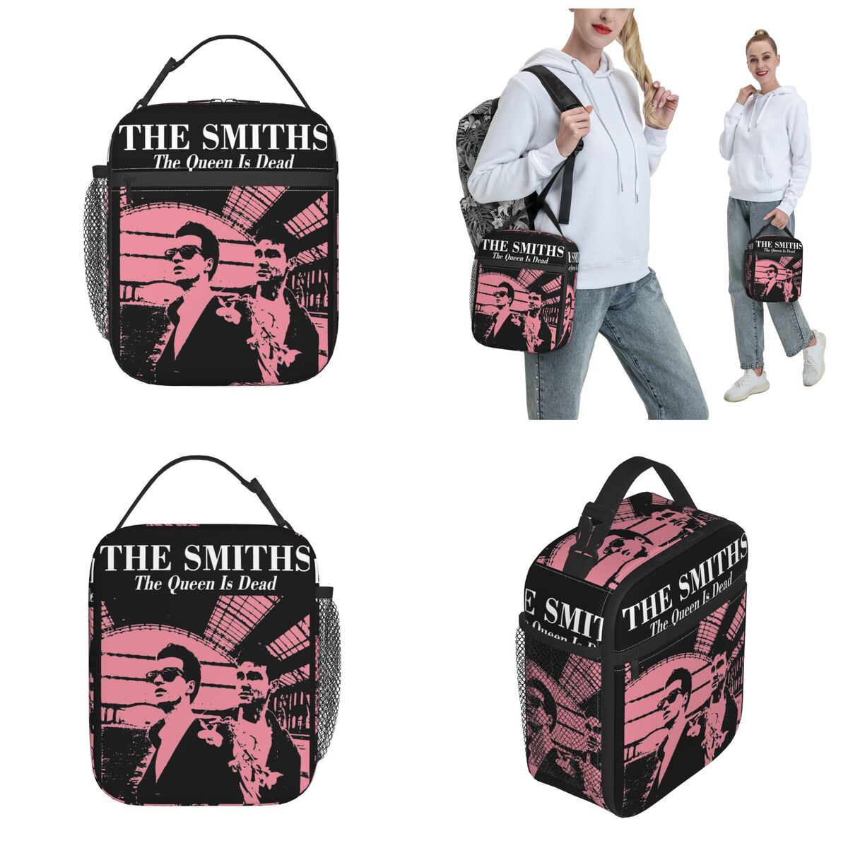The Smiths Queen Is Dead Insulated Lunch Bags Lunch Container Reusable Thermal Cooler Lunch Box School. 