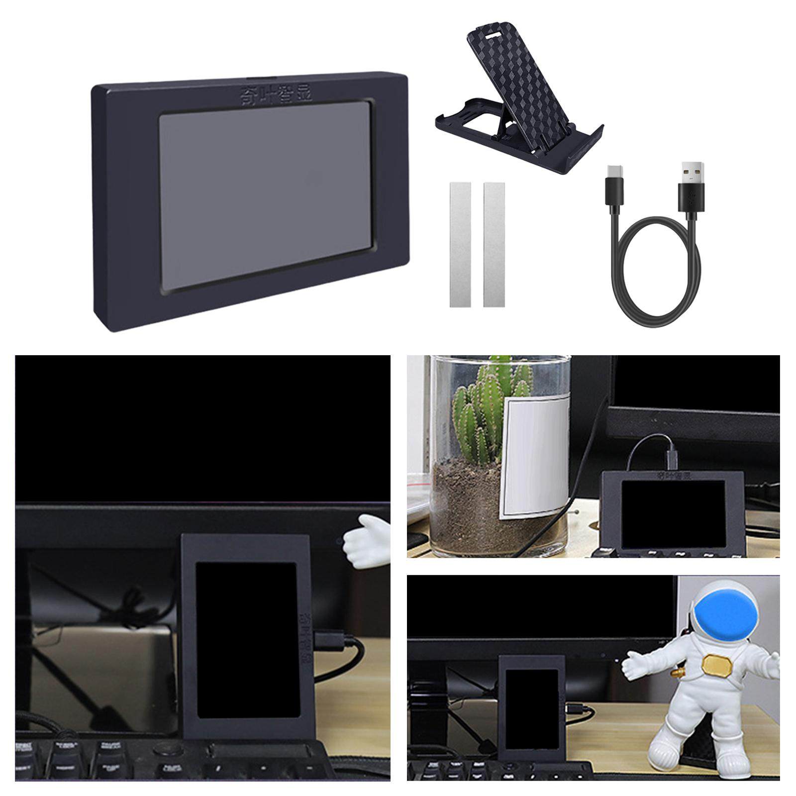 IPS Screen Monitor for CPU GPU RAM HDD 3.5 inch Mini Computer Monitor USB Secondary Screen Compact Type C Secondary Screen for. 