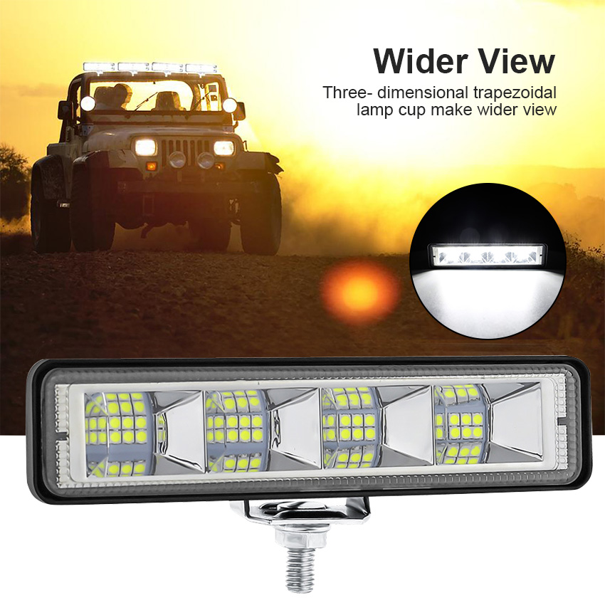 Geepact 1PCS 16 LED Car Work Light Fog Lamp Driving Lamp Spot Light Work Lamp Spot Beam Work Light Spotlight Headlight for Off  Road SUV Car Boat Truck. 