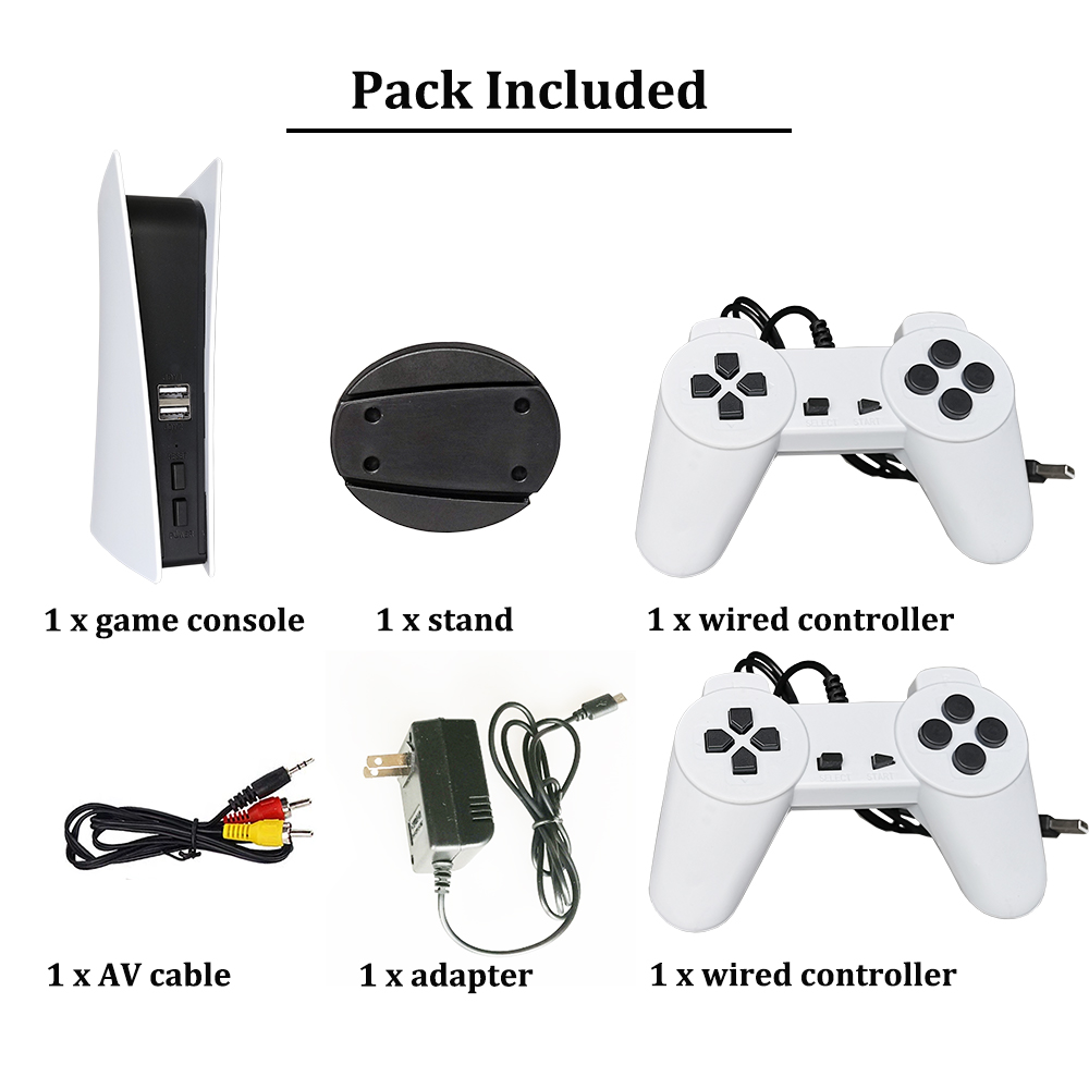 Game Station 5 Video Game Console With 200 Classic Games 8 Bit GS5 TV Consola Retro USB Wired Handheld Game Player AV Output. 