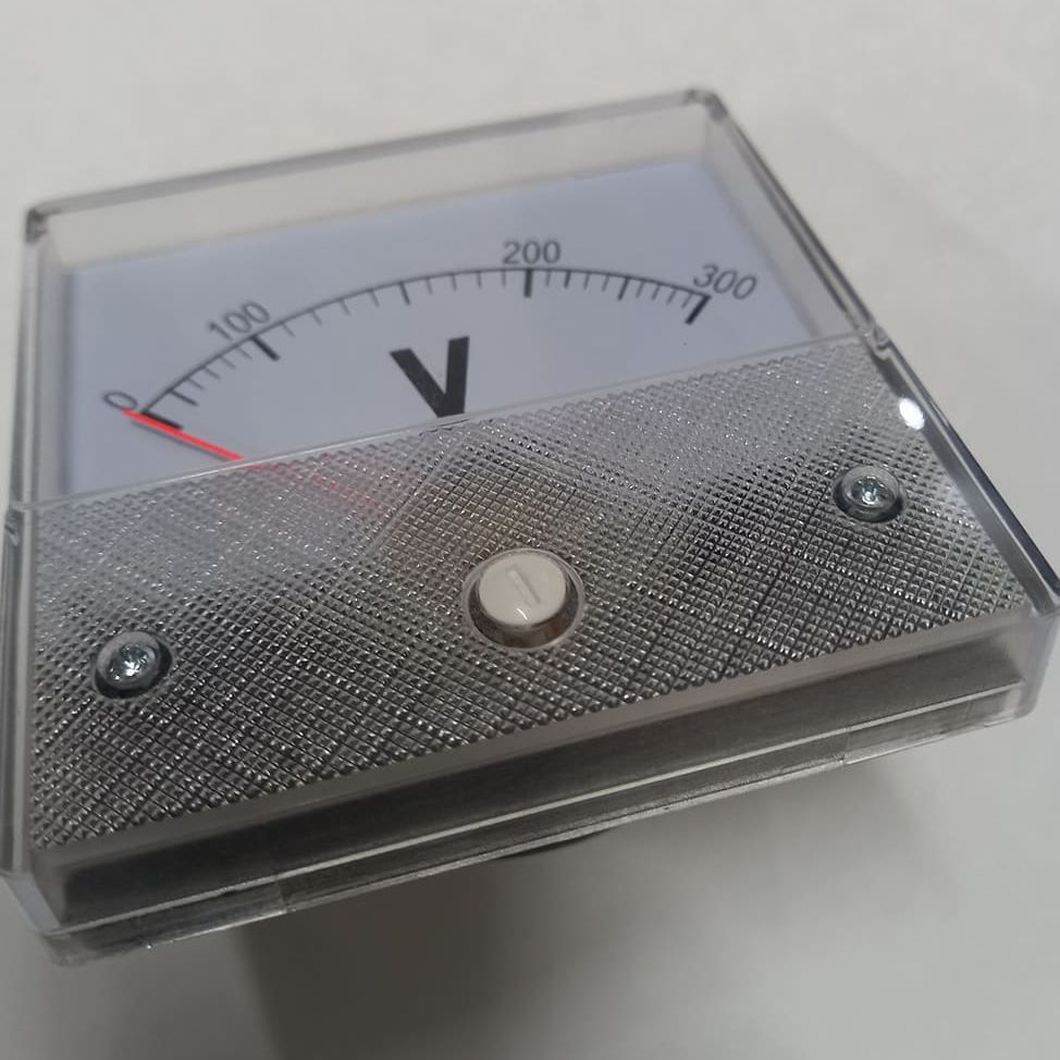 VOLTAGE Meter AC Analog Voltage Meter 0-300V Gauge Square Panel AC 0-300V Volt Voltage Meter 300V Analog Panel Volt Voltage Meter 85L1 For AC 220V Line Powerpoints Switches & Savers. 