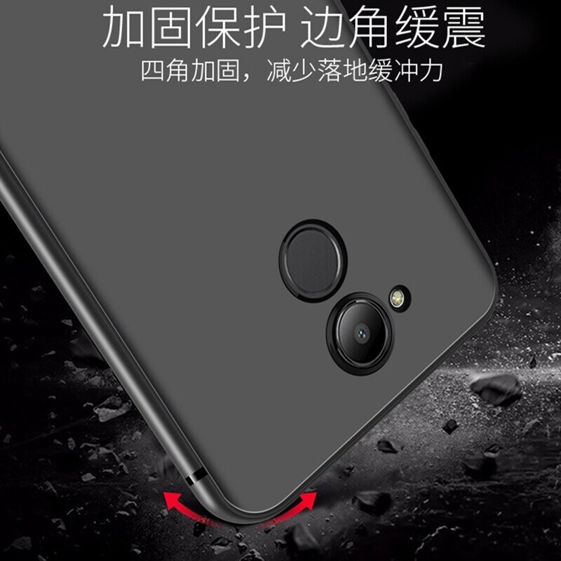 lthmy for Huawei Honor 6A DLI-L42 L22 Flexible Soft Matte Black Crystal Clear Phone Case Silicone Protective Back Cover. 