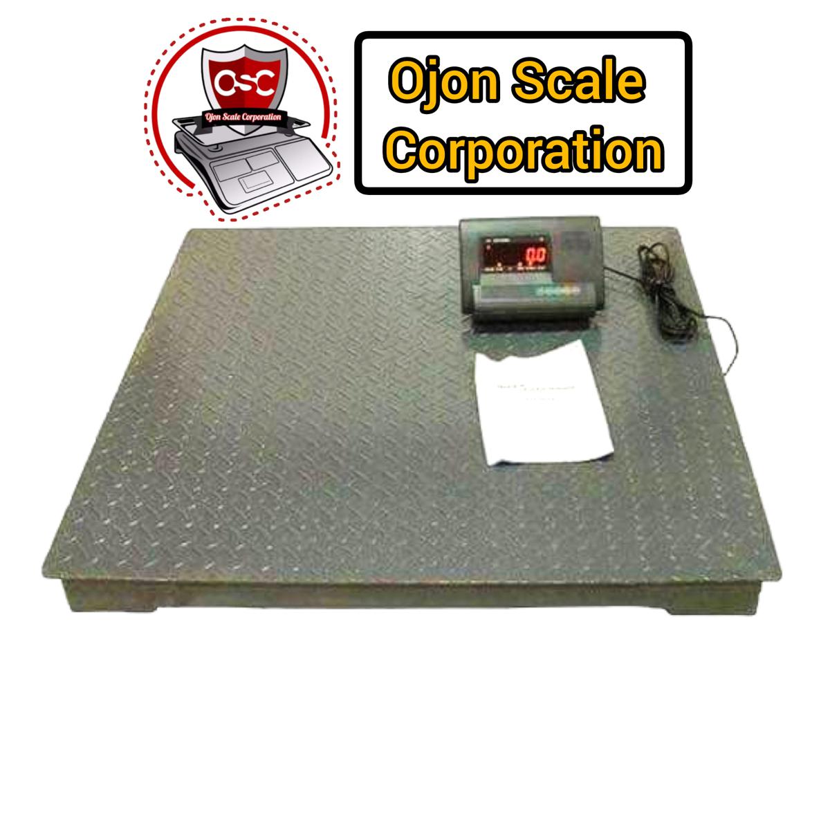 A12E Digital Floor Scale 1.5t/2t/3t/5t Capacity 4 Sensor(Iron,Cement,Steel,Engle Weighing). 