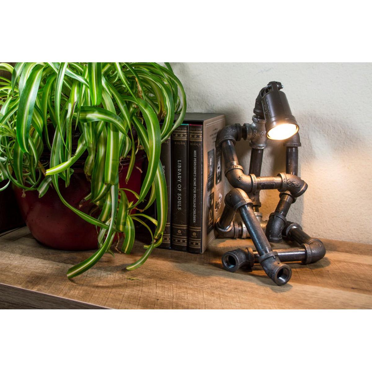 Sitting Robot Lamp , Aesthetic Decoration lamp , Home and Office space for beautiful view . Authentic View