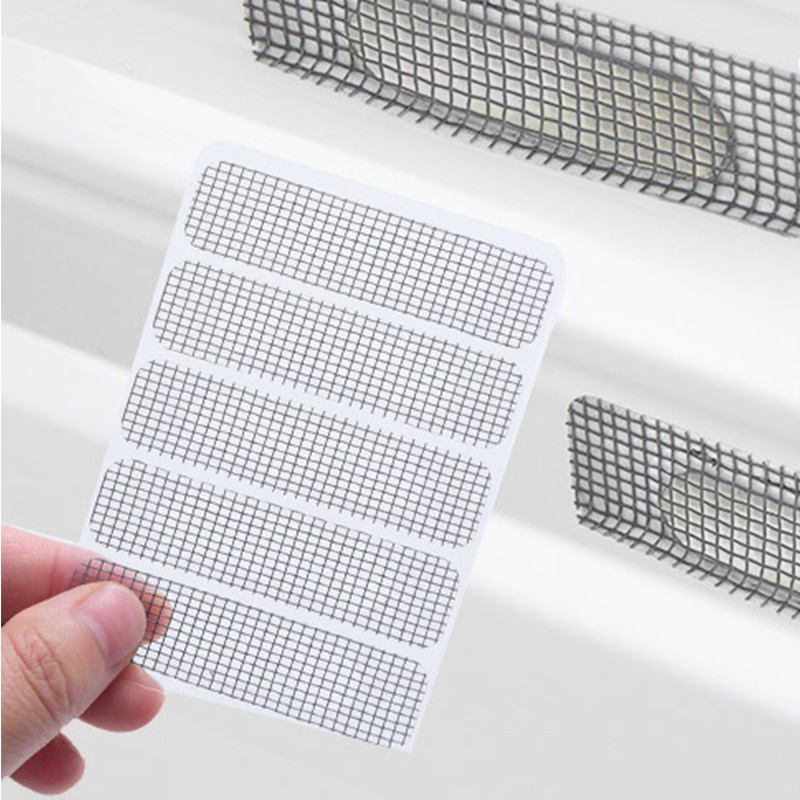 Window Screen Repair Tape Anti Mosquito Fly Bug  Tape Self-adhesive Net Door Mosquito Mesh Broken Holes Invisible Repair. 