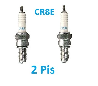 2 Pis -CR8E Spark Plug For Apache RTR Motorcycle Long. 