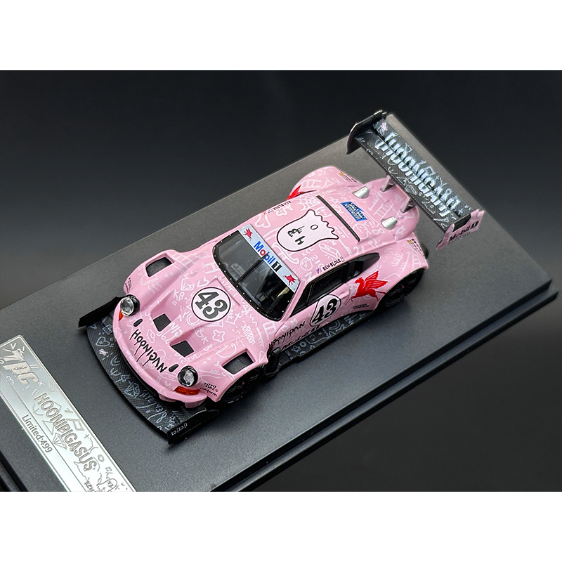TPC In Stock 1:64 Hoonipigasus Matte Pink Pig SVRSR Diecast Diorama Car Model Collection Miniature Toys. 