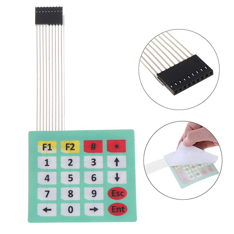 4x5 Matrix array 20 key membrane switch keypad keyboard keys for arduino. 