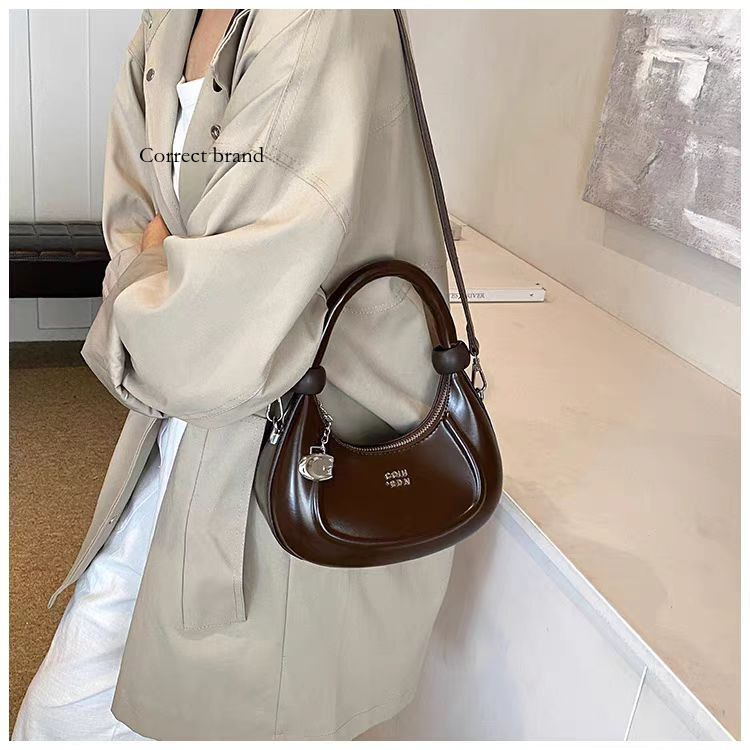 Women's Underarm Handheld Saddle Bag New Designer High-End Niche Retro Versatile Shoulder Crossbody Bag_voghion.com