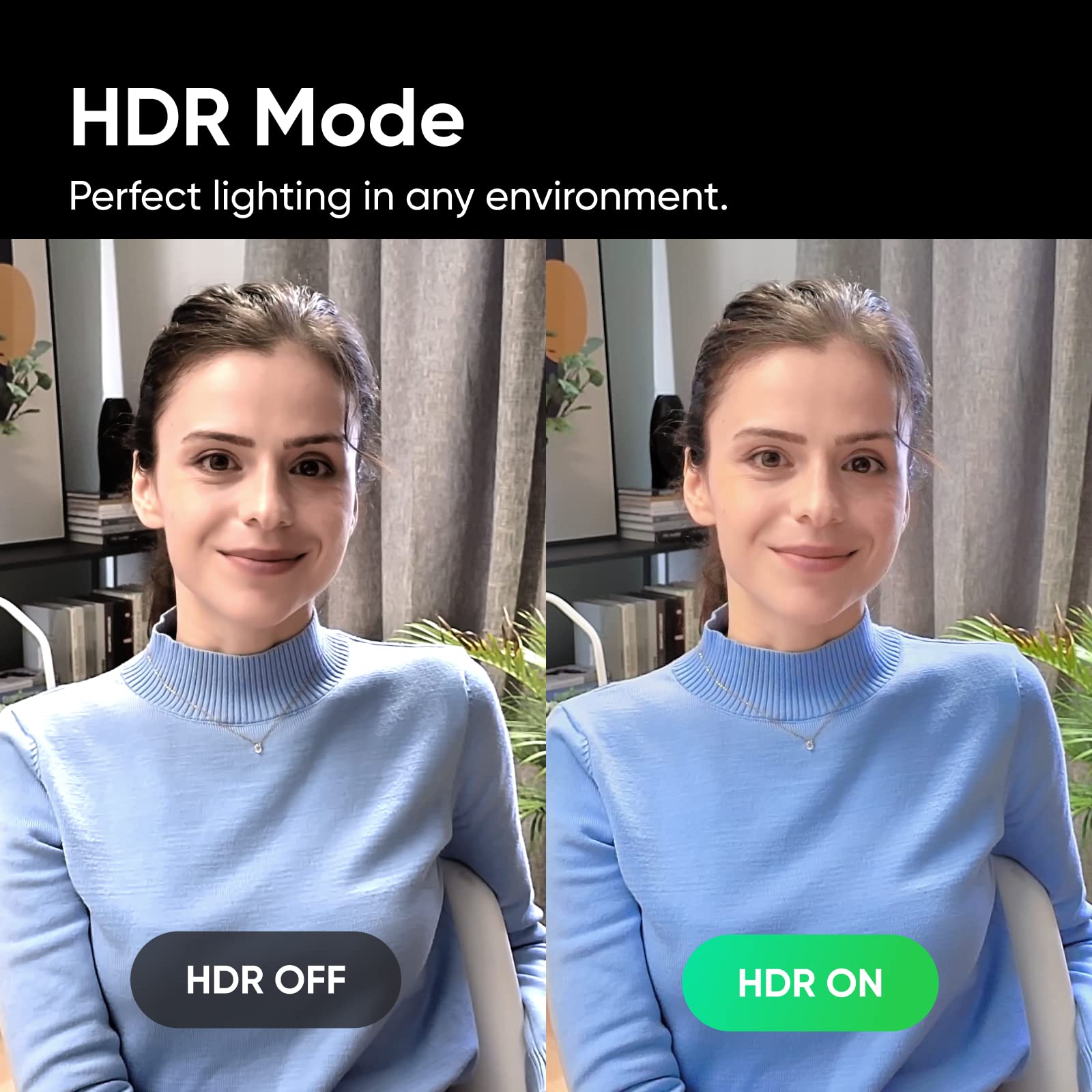 Insta360 Link - 4K Webcam With 1/2 quot；AI Tracking，Sensor, HDR，Gesture Control, Specialized Modes，Noise-Canceling Microphones. 