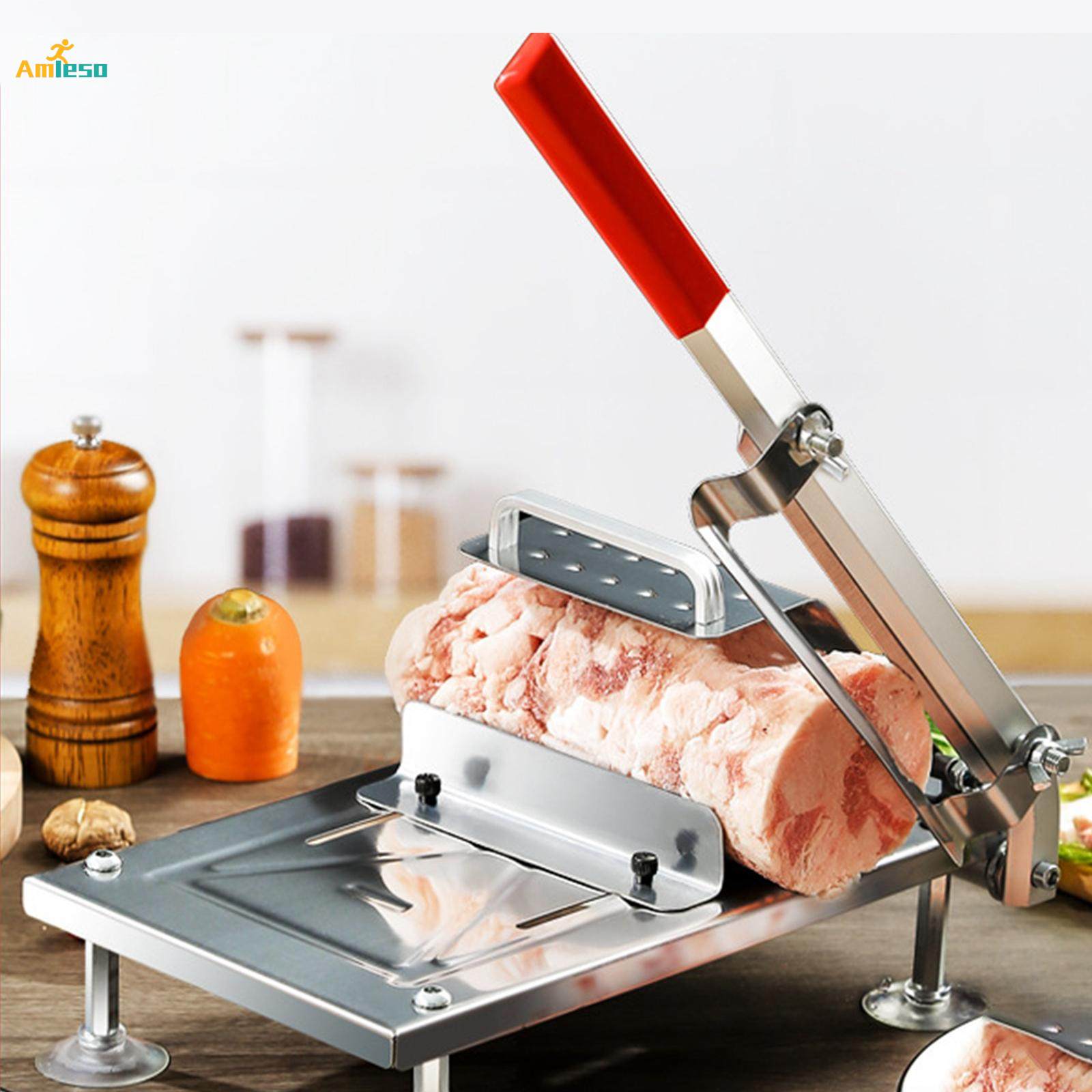 Manual Meat Slicer Roll Slicing Cleavers for Fruits Restaurant Shabu. 