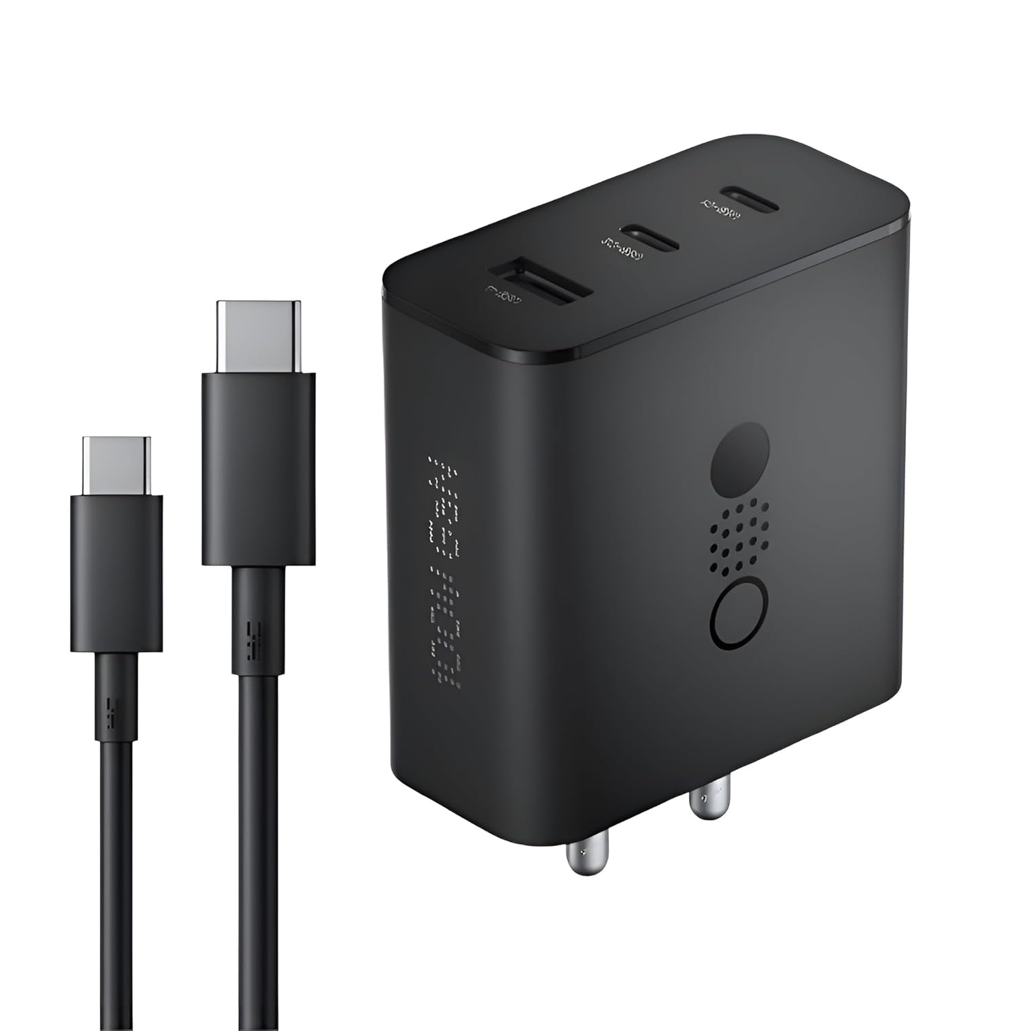 100W CMF by Nothing Super Fast Charger Adapter with C to C Cable for CMF Phone 1/Nothing Phone 2A/ 2a Plus/Phone 2/Buds, CMF 100w GaN Power Adapter for Mobile, 100W Type C Charging Adaptor