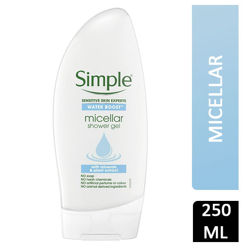 Simple Water Boost Micellar Shower Gel 250ml | Online Pound Store