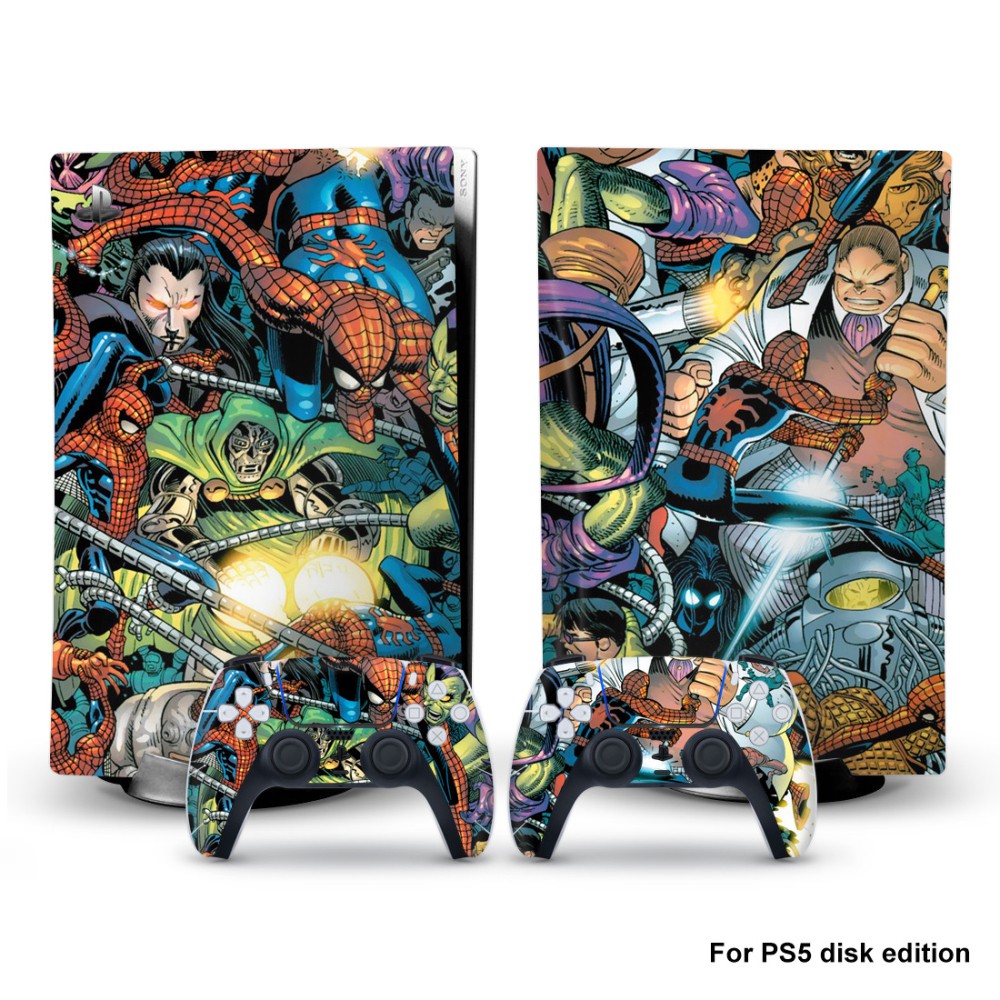【Ready Stock】 For PlayStation 5 Skin Sticker Digital Edition Decal Cover for ps5 Console and 2 Controllers 【Exo1】. 