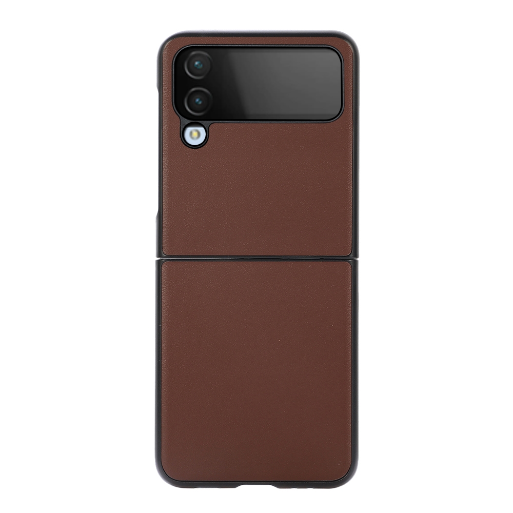 For Samsung Galaxy Z Flip4 Sheep Texture Leather Phone Case