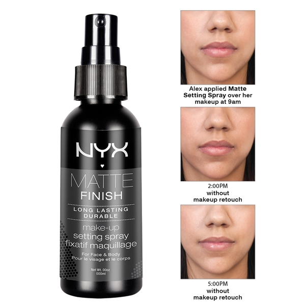 Professional Makeup Matte Finish Fini Mat Setting Spray 60ml. 