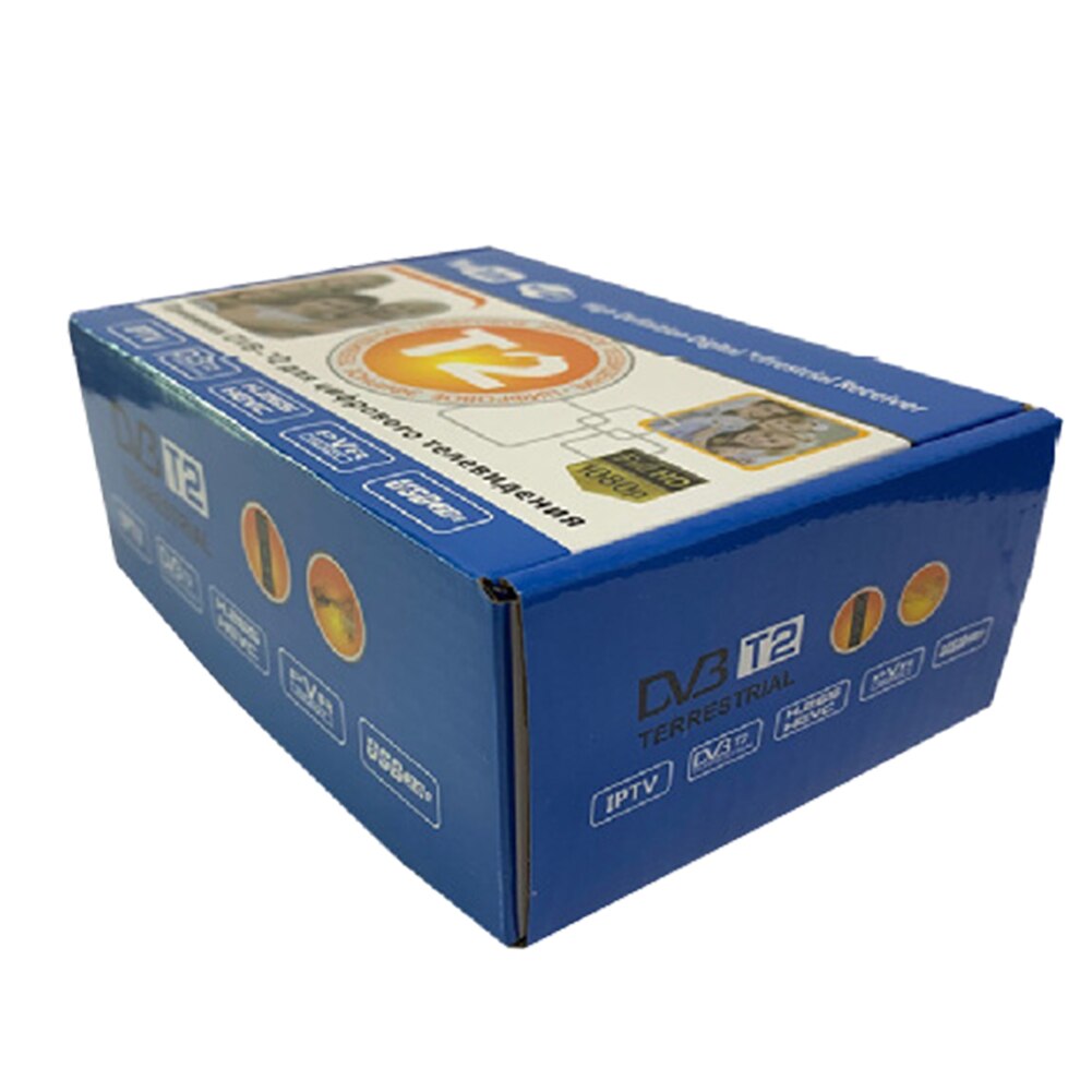 HD TV box DVB-T2 DVB-C set-top box H.265 video display   smart TV box STB 1080P digital set-top box TV converter. 