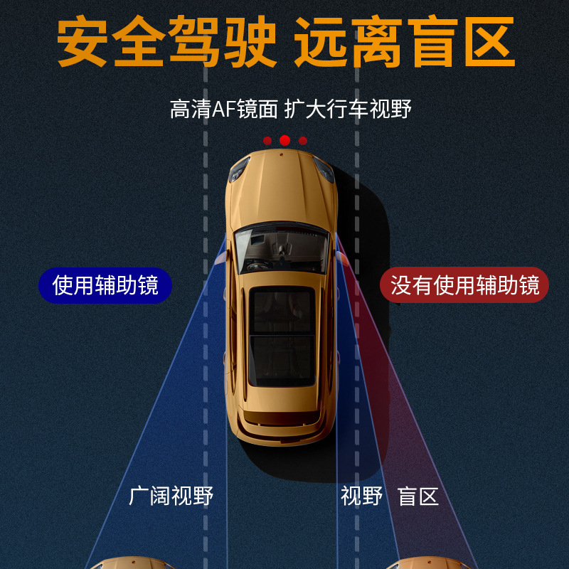 Suitable for BYD F3 Dolphin E2 Destroyer 05 Seal Han EV Song Qin Tang DM Yuan Reverse Small Round Auxiliary Mirror. 
