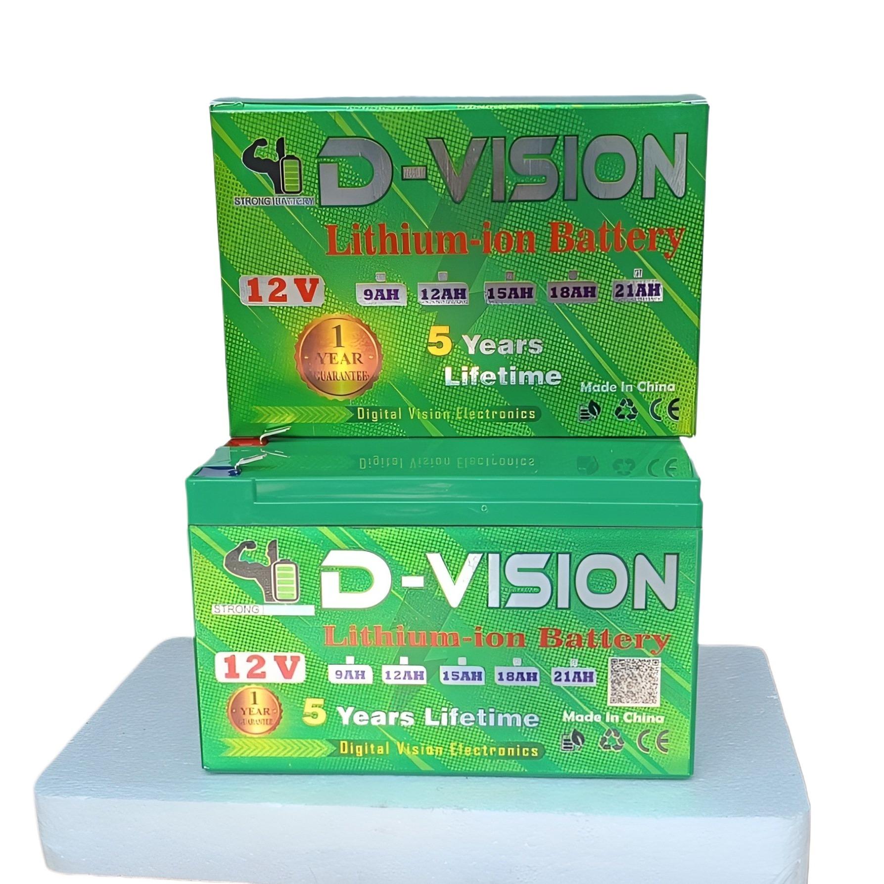 12 Volt 18ah battery D Vision lithium-ion battery BMS Protection with 1 Year Gruntee. 