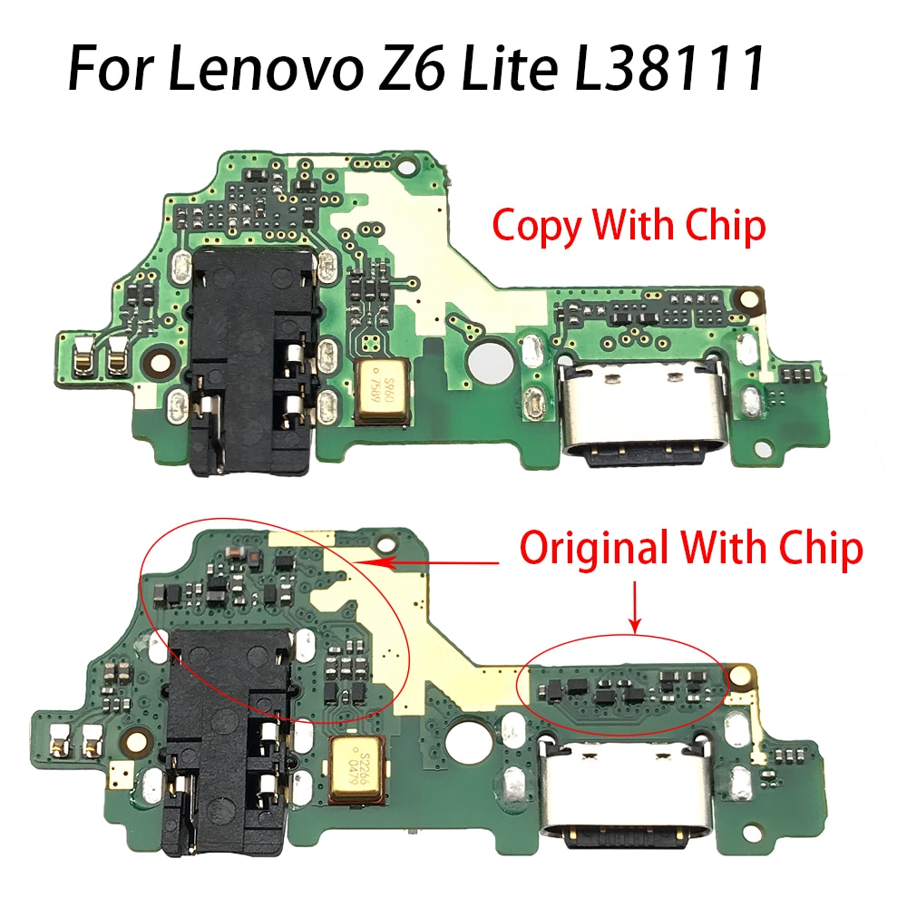 Type-C USB Flex Cable For Lenovo Z6 Lite L38111 Dock Charger Connector Charging Flex Cable Replacement. 