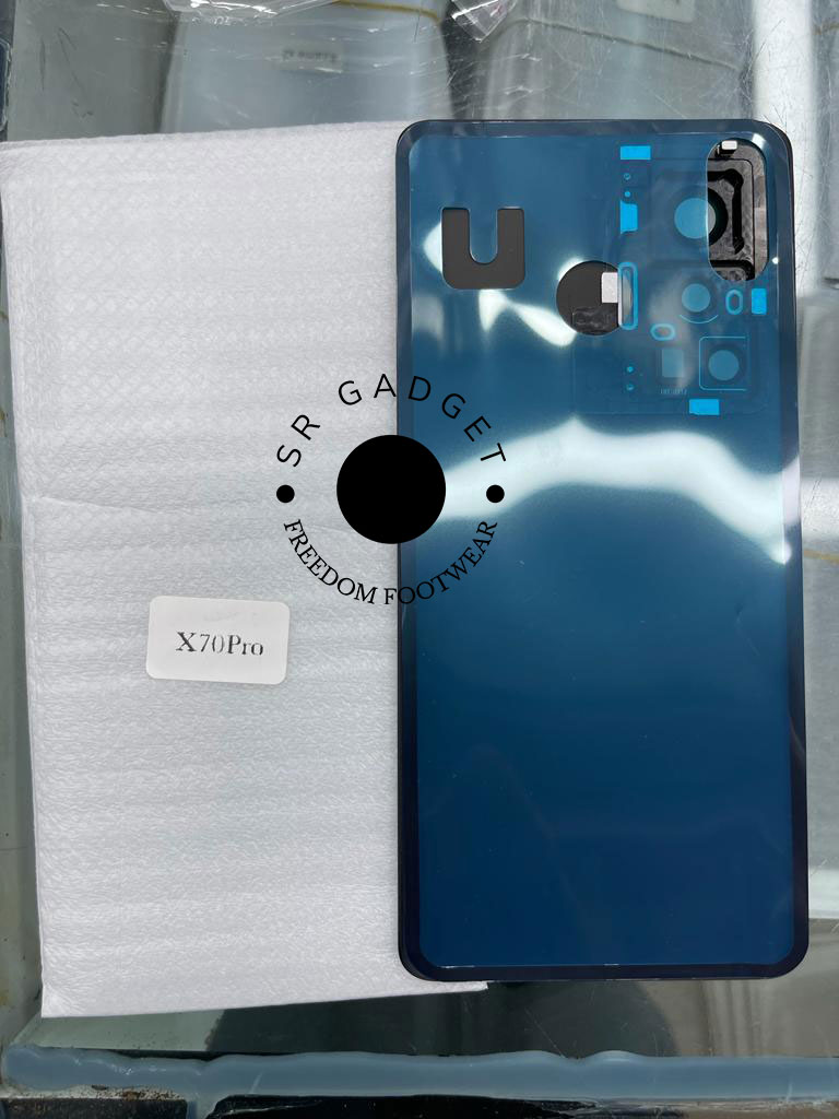 Replacement Backshell Glass Panel for Vivo X70 Pro Battery Back Door Housing. 