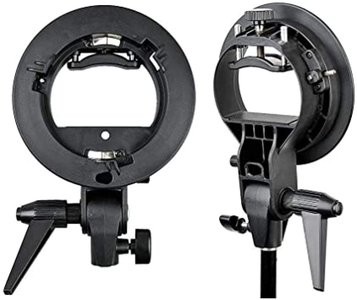 Godox S-Type Flash Bracket Bowens S Mount Holder Universal Type for Speedlite Flash Snoot Softbox Beauty Dish Honeycomb Umbrella. 