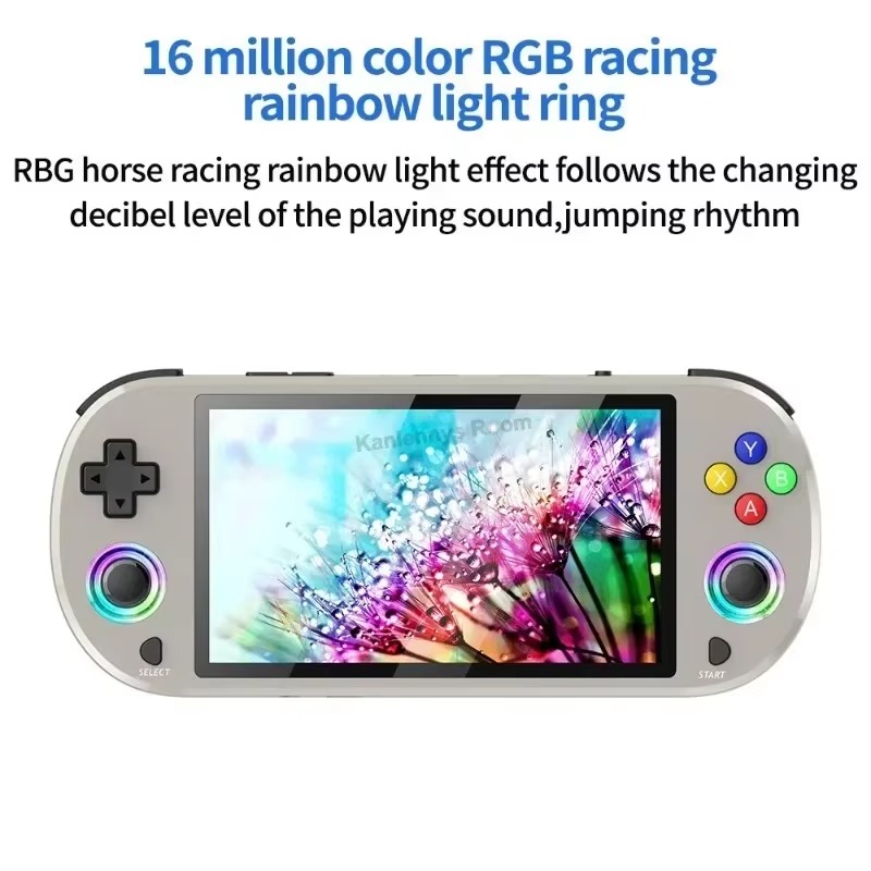 M22 Pro Retro Handheld Game Console 5.0″ HD 1920*1080 IPS Display Support -Option -M22pro-64G-Option -M22pro-64G. 