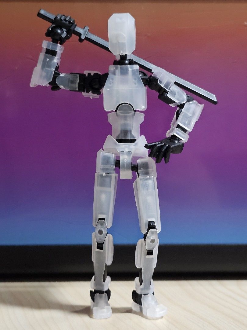 Joint Man Dummy 13 Action Figure Flexible Multi-Jointed Robot Action Figure for Home Decor Art Model with Movable Joints Lego Toy for Children birthday gift Creative puzzle for kids super hero spiderman ironman superman batman play DIY Toy For Kid. 
