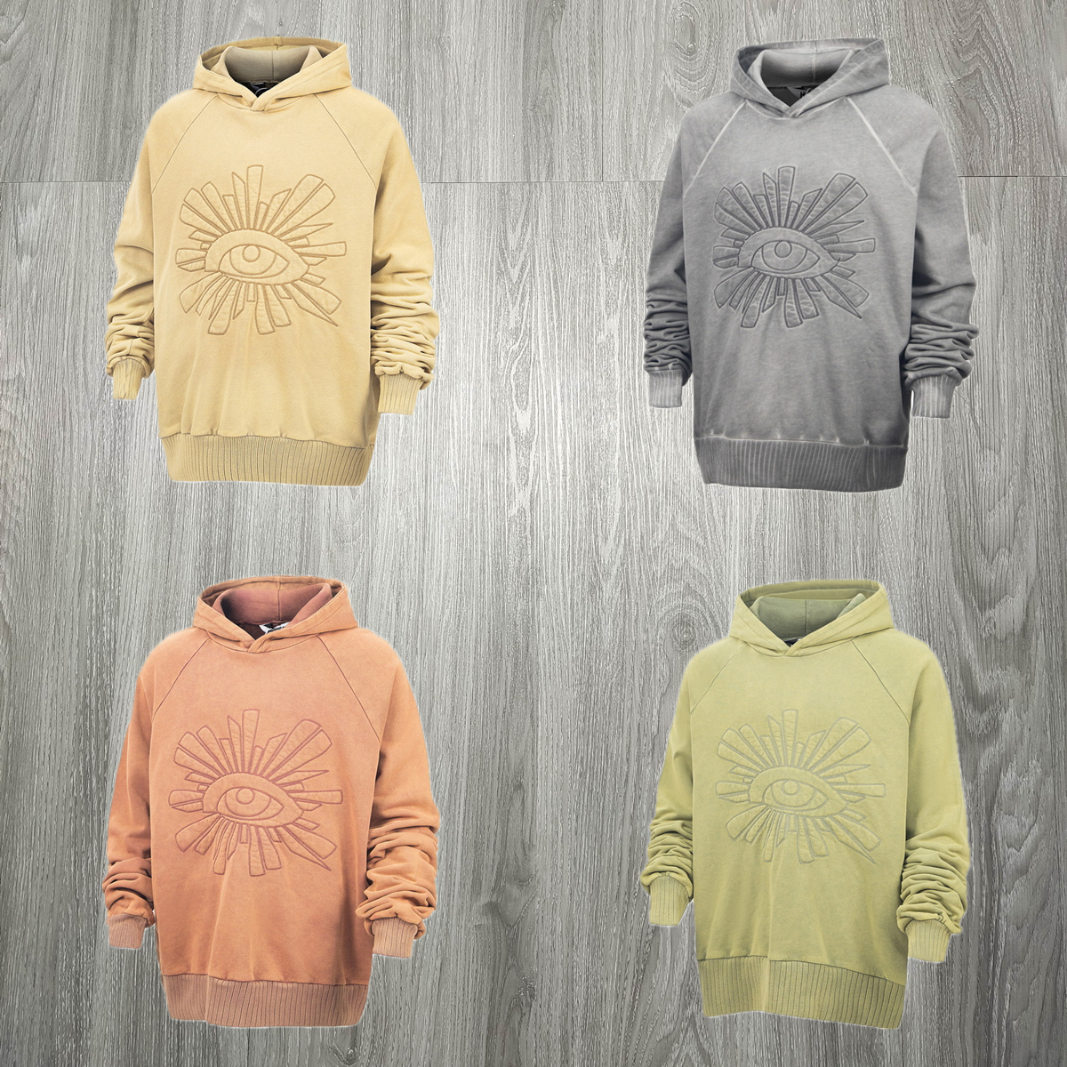 Yao888 HOUSE OF ERRORS Embroidery Logo Graphics Oversize Washed Vintage Men Sweatshirt Niche Luxury Streetwear Hoodies For Men
