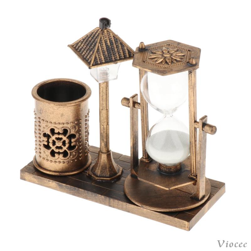 Hourglass Sand Timer 1 Minute, Vintage Sand Clock 1 Min, 360 Rotating Hour Glass Sand Watch
