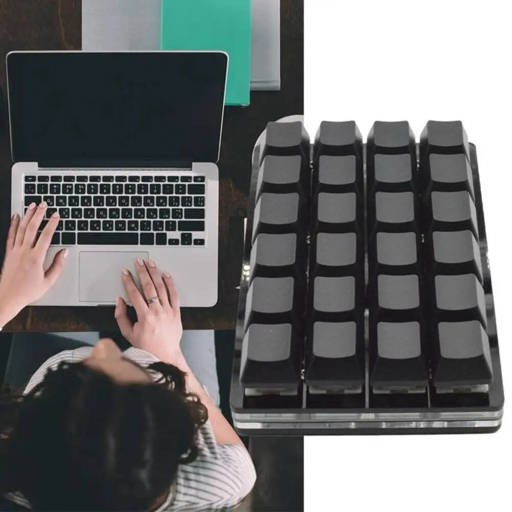 Custom Mechanical Numpad 2/3/4/5/6/7/8/9/10/24 Keys Hotswap Programmable Macro Function Switches Keyboard For Gaming Photoshop. 