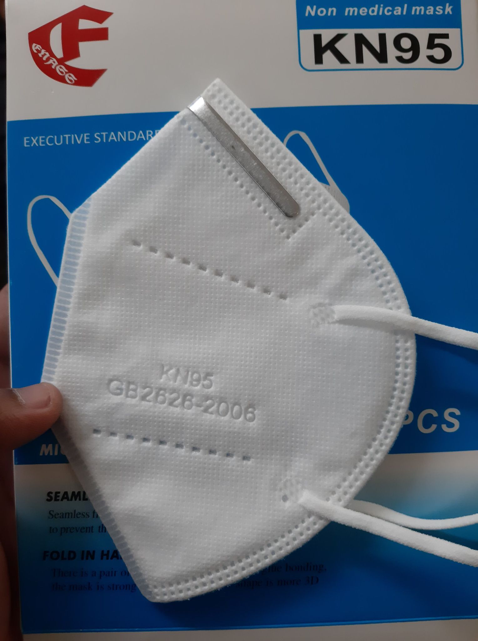C-F KN95 Face Mask FFP2 10 pcs (1 BOX). 