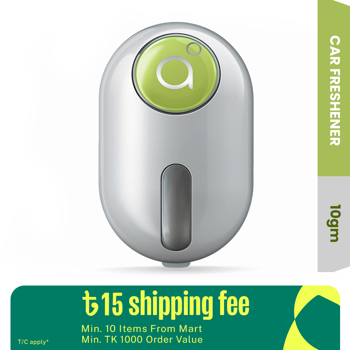Godrej AER Car Freshener Click Lush Green 10G. 