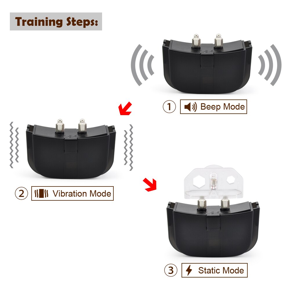 Petrainer 998D-1 300 Meters Remote  Training Shock Collar With Vibration And Beep. 