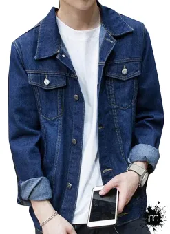 deep blue denim jacket