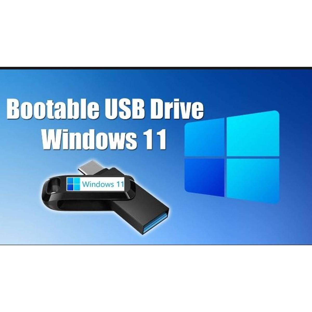 Windows 11 bootable PENDRIVE USB Flash Drive