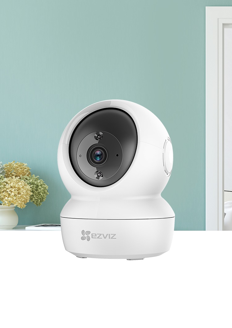 EZVIZ C6N Wireless Full HD 360⁰ Home Camera 1080P with Night Vision Indoor Home, Smart IR, Motion Detection, Auto Tracking, Baby/Pet Monitor, 2-Way Audio, Works with Alexa and Google. 