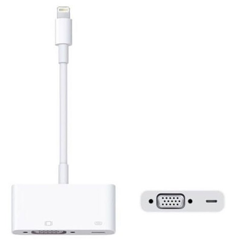 1080P Apple Lightning to VGA Adapter for iPhone iPad MD825AM/A Model A1439. 