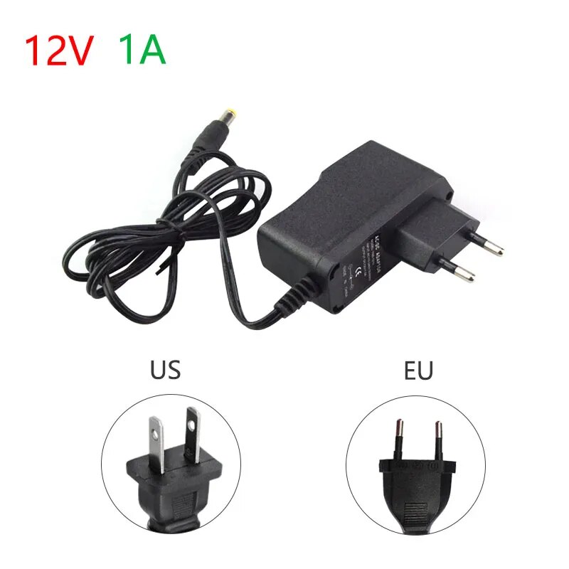 AC 110-240V To DC 12V 1A 2A 3A Universal Power Adapter Supply Charger Converter Switch EU US UK AU Plug Transformer LED Driver. 