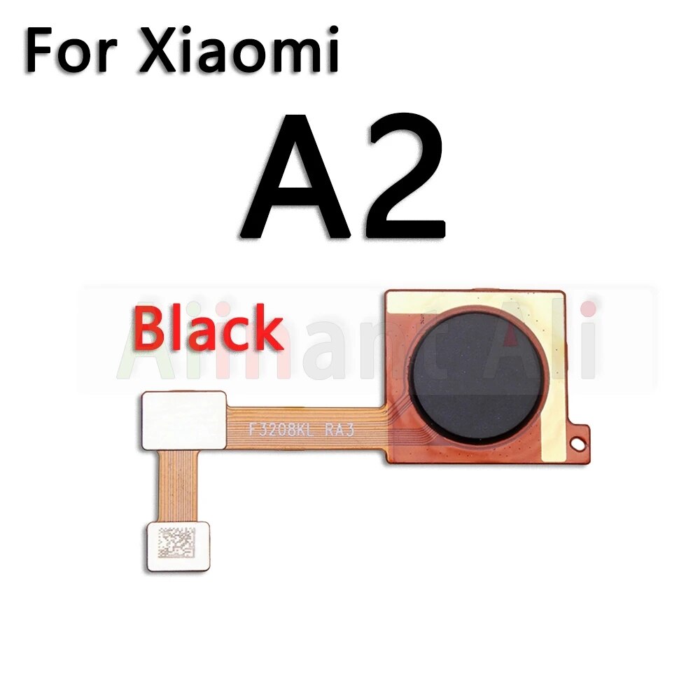 Original Home Button Back Touch ID Scanner Fingerprint Sensor Flex Cable Ribbon For Xiaomi Mi A1 A2 A3 Lite Pro Plus. 