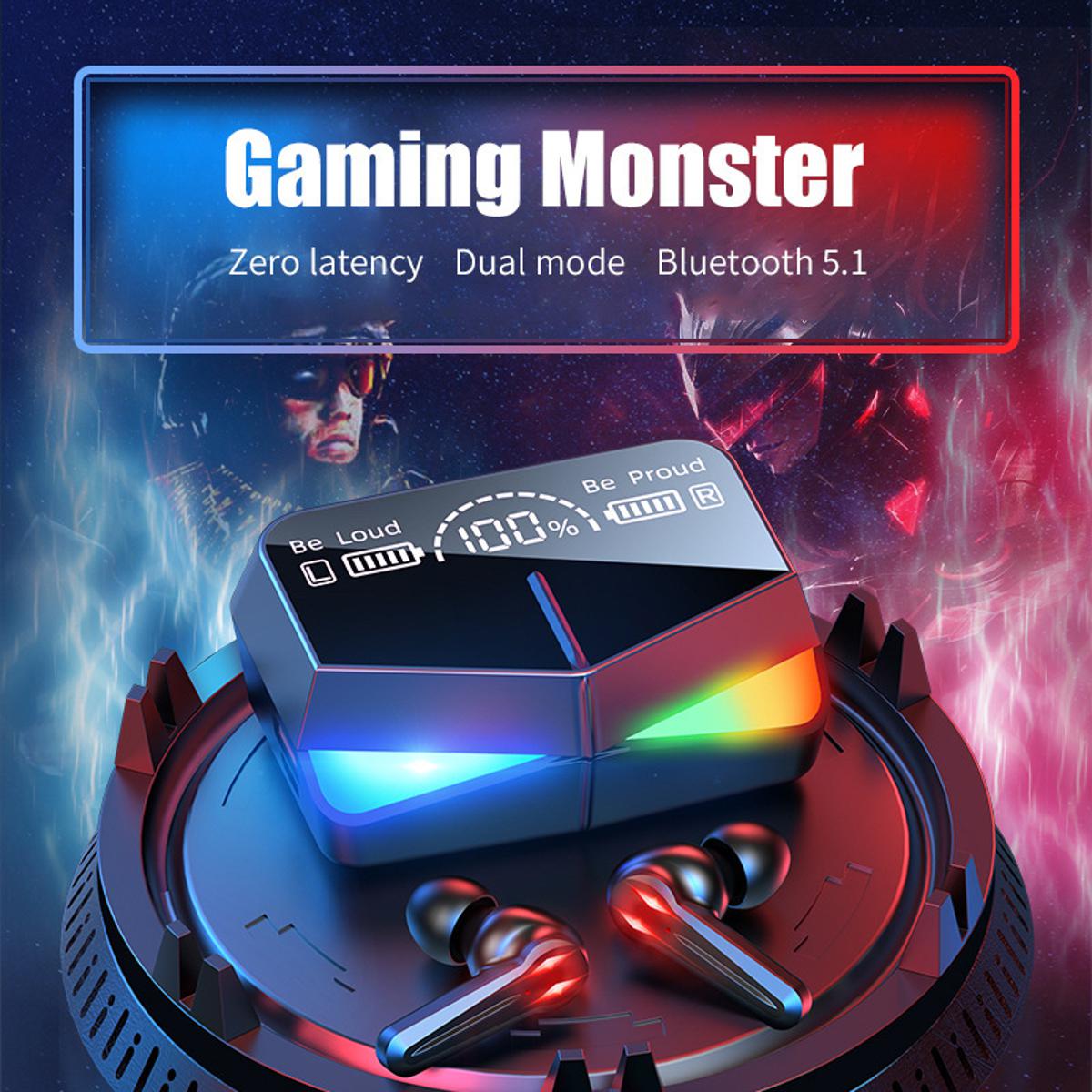 M28 TWS Gaming Headset Bluetooth 5.1V 45Ms Low Latency Wireless Earphone with Stereo Bluetooth Headphones Gamer Earbuds - Bluetooth Headphone