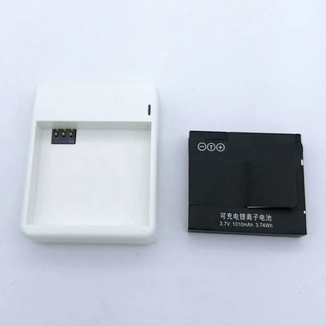 Clownfish for Xiaomi Yi Battery 1010mAh Xiaomi yi battery / Yi Battery Charger For Xiaomi Yi 1 Action Camera Sports Accessories. 