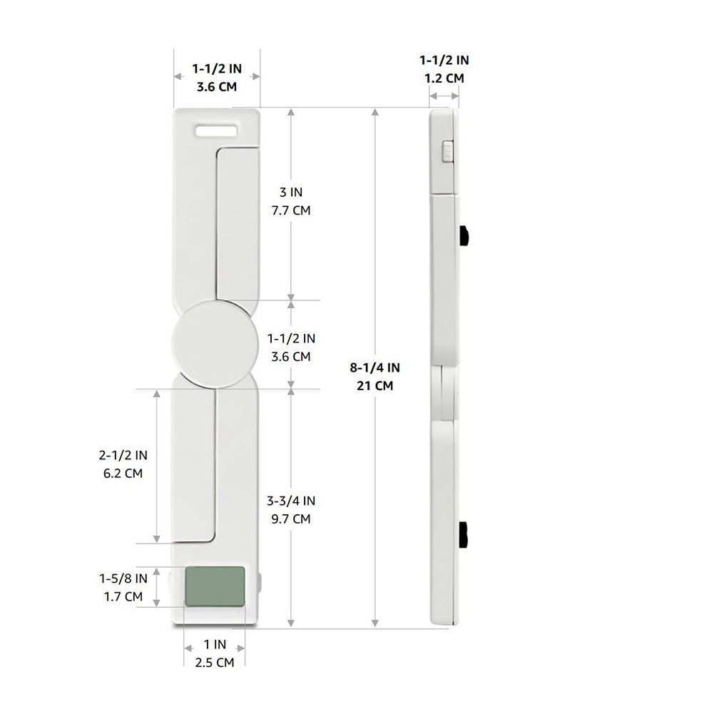 Compact Folding Digital Kitchen Scale, ly Accurate Foldable Portable Food Scale with Easy to Read LCD Display,White. 